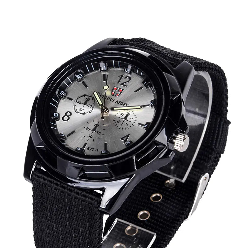 Nylon Woven Strap Watch, Electronic Sports Watch