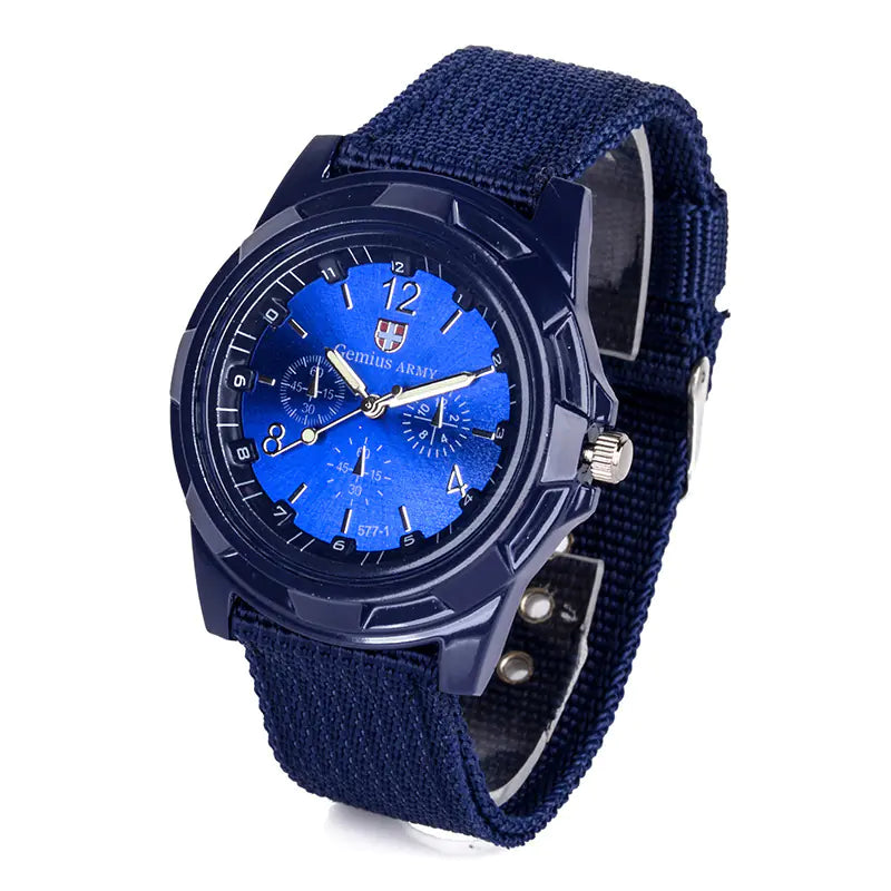 Nylon Woven Strap Watch, Electronic Sports Watch