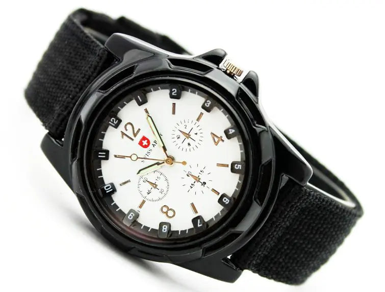 Nylon Woven Strap Watch, Electronic Sports Watch