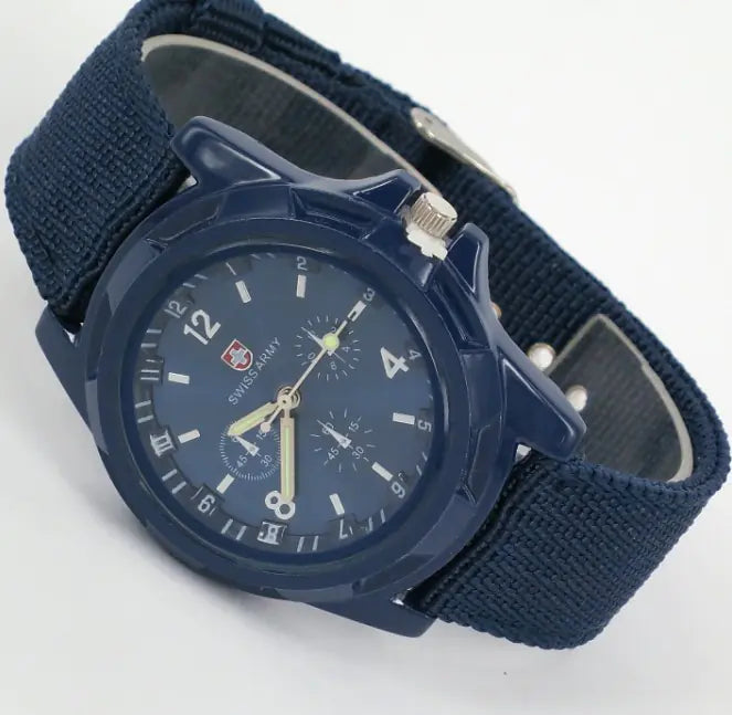 Nylon Woven Strap Watch, Electronic Sports Watch