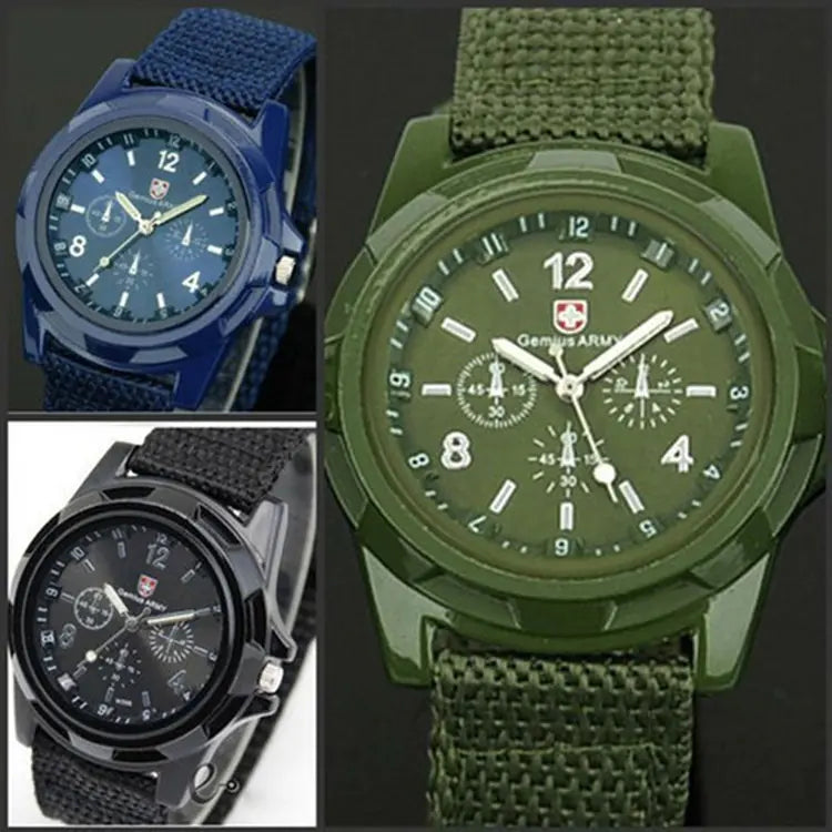 Nylon Woven Strap Watch, Electronic Sports Watch