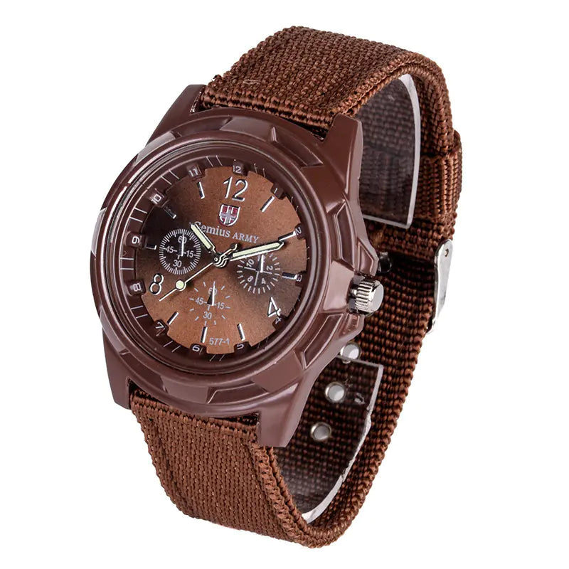 Nylon Woven Strap Watch, Electronic Sports Watch