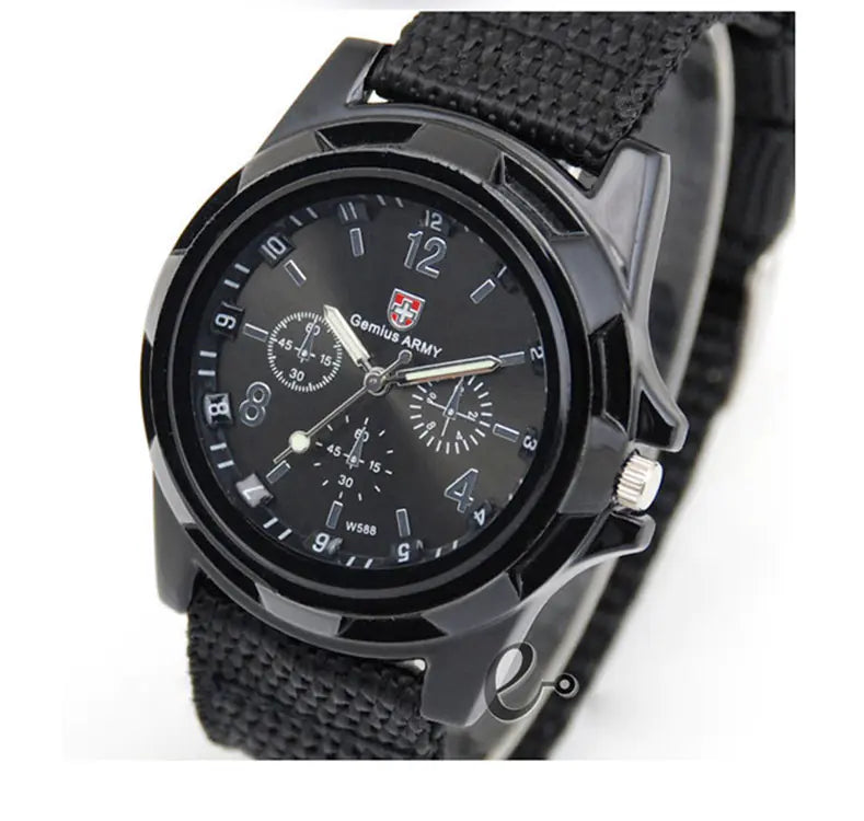 Nylon Woven Strap Watch, Electronic Sports Watch