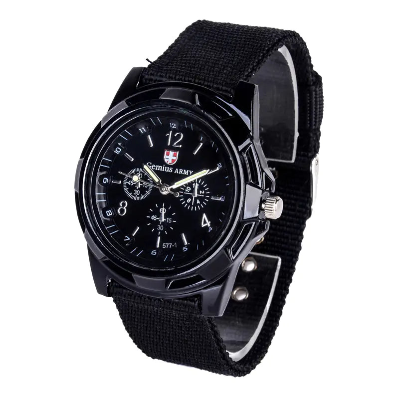 Nylon Woven Strap Watch, Electronic Sports Watch