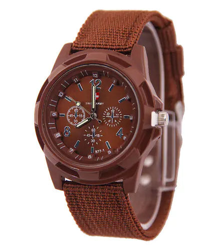 Nylon Woven Strap Watch, Electronic Sports Watch